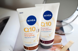 TEST: Nivea Q10 spevňujúce energizujúce telové sérum a spevňujúci krém na krk a dekolt