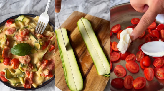 Cuketové tagliatelle s cherry paradajkami: Ľahká alternatíva klasických cestovín