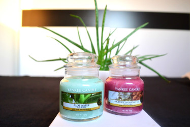 TEST: YANKEE CANDLE novinky Aloe Water a Moroccan Argan Oil