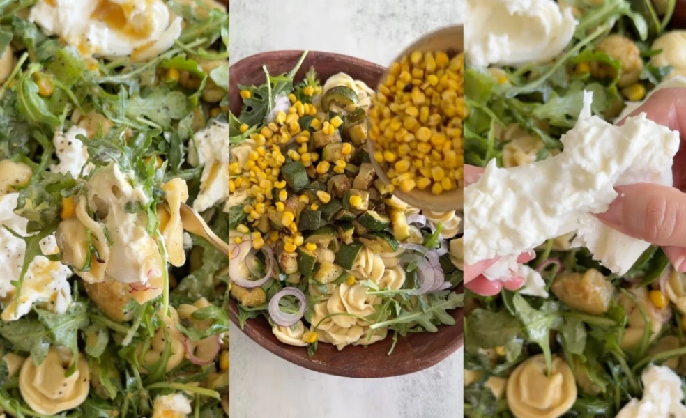 burrata šalát recept