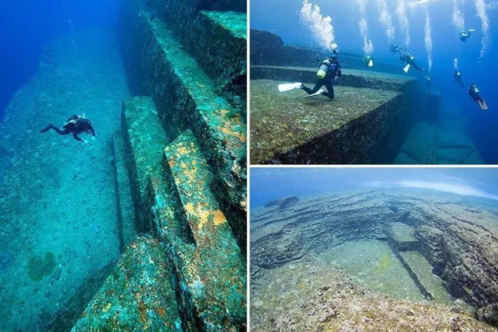 pyramída Yonaguni
