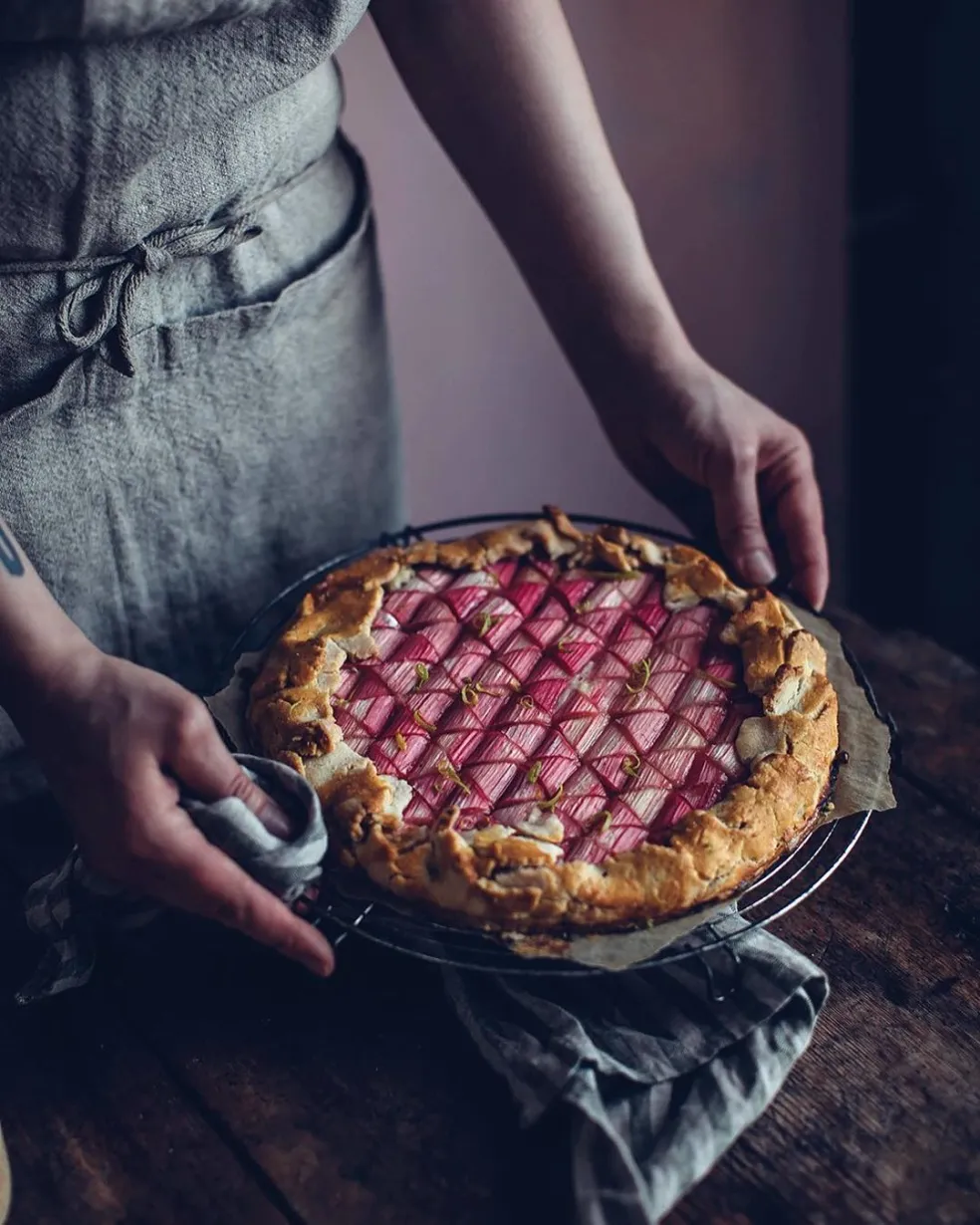 rebarborová torta