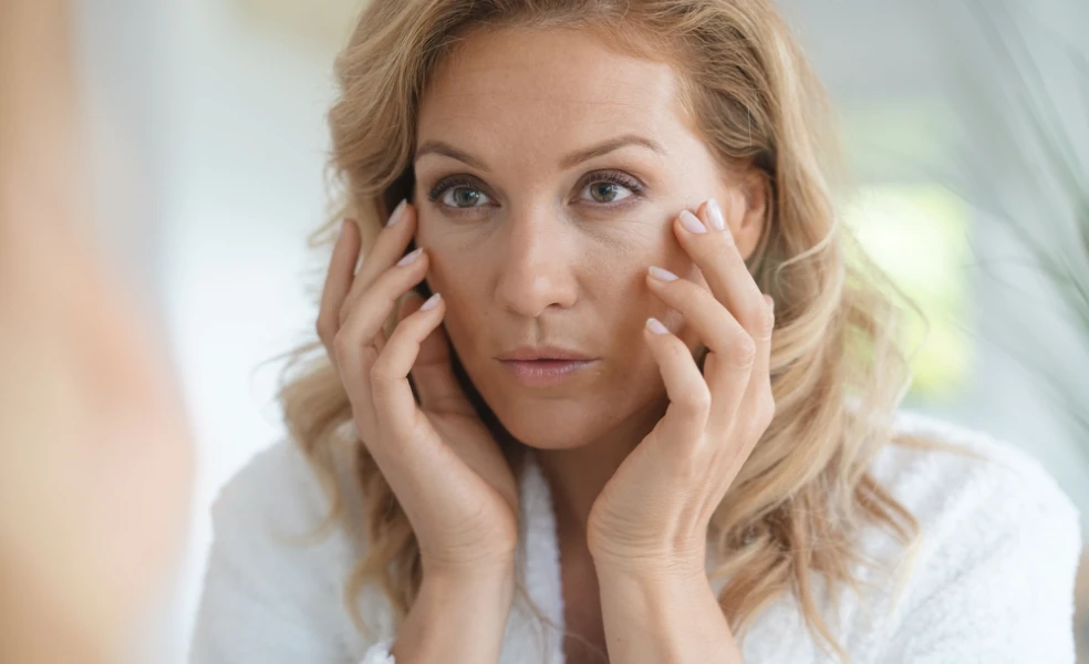 strata pružnosti pleti v premenopauze