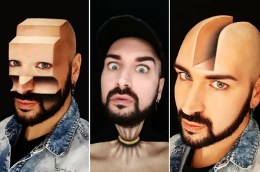 Úžasné optické ilúzie: To, čo dokáže tento mejkap artista, nepochopíš!