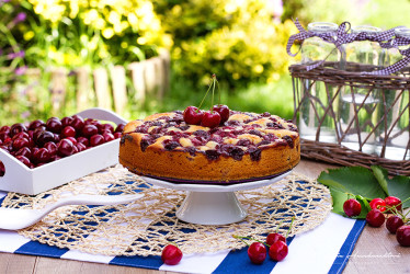 Letný recept na výborný čerešňový koláč