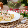 Domáce gnocchi s červenou paprikou