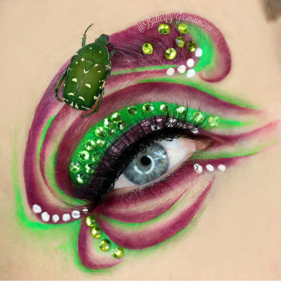 extravagantný make-up