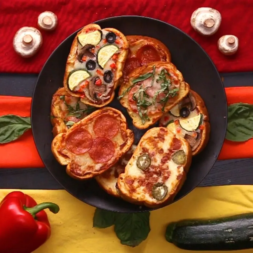 chlebová pizza