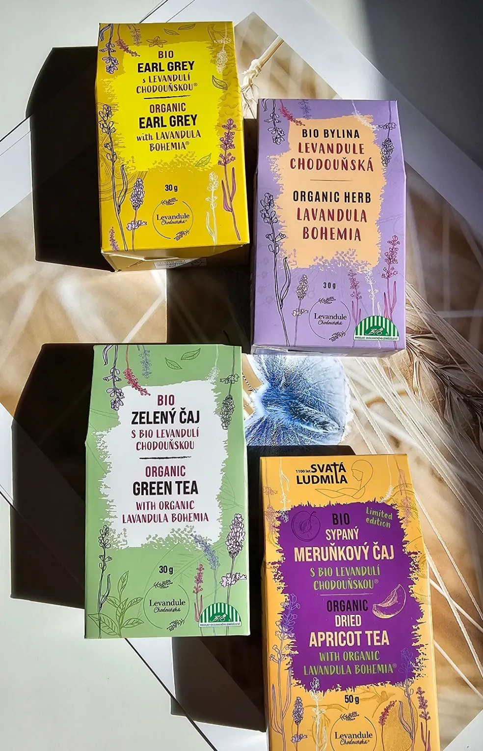 čaje Levanduľové údolie