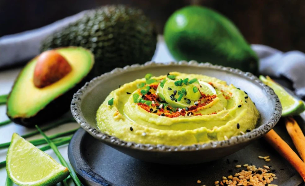 Recepty na guacamole a hummus