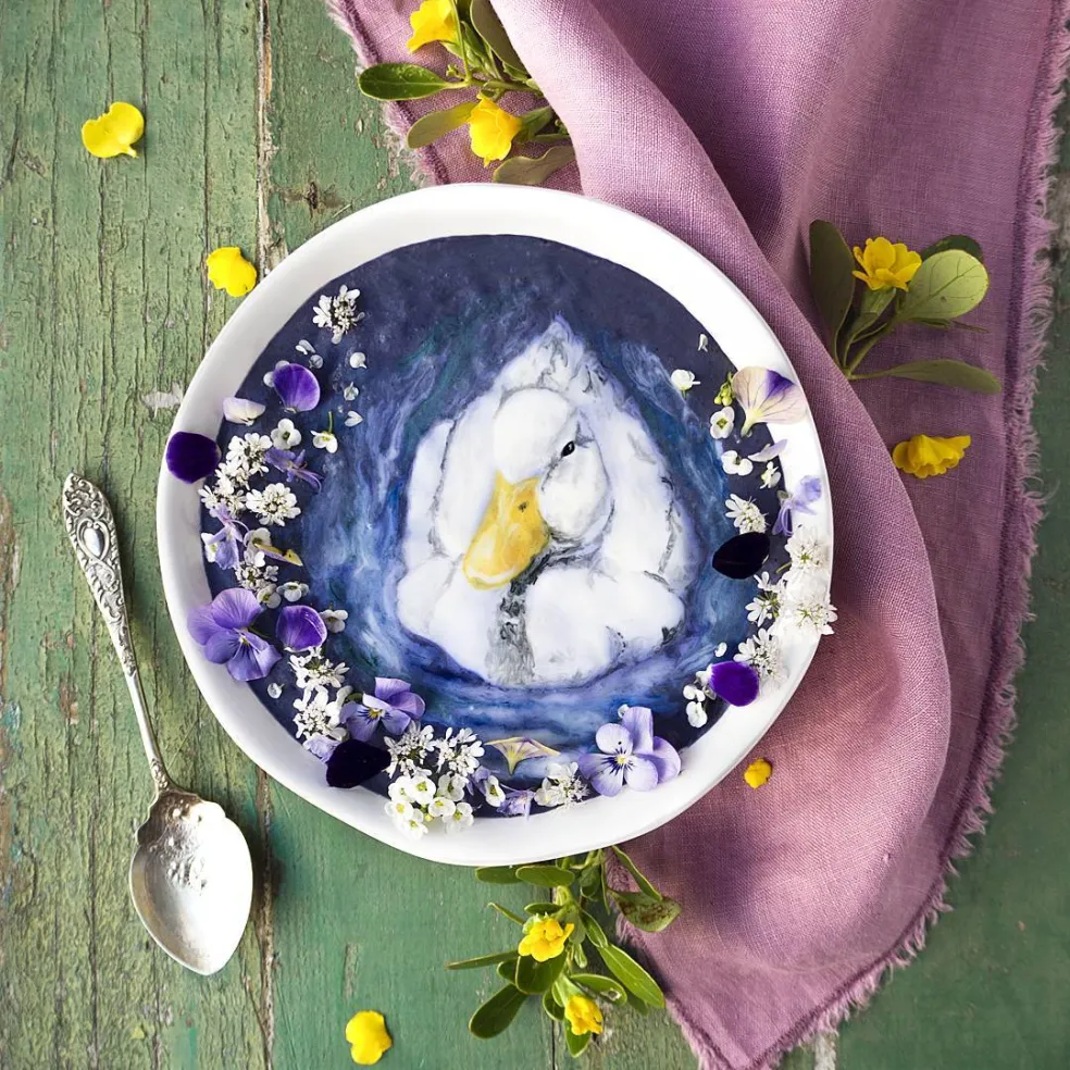 umelecké smoothie bowls