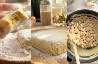 Arašidové kocky bez pečenia: Budete potrebovať iba 4 ingrediencie a 10 minút