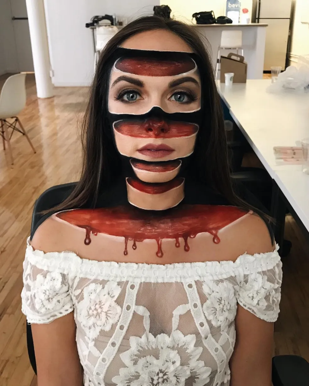 Halloweenky make-up
