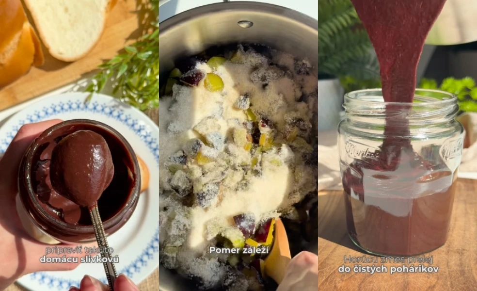 slivková nutella recept