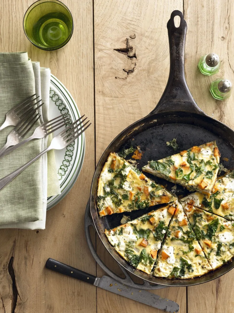 Frittata s batatmi a kelom