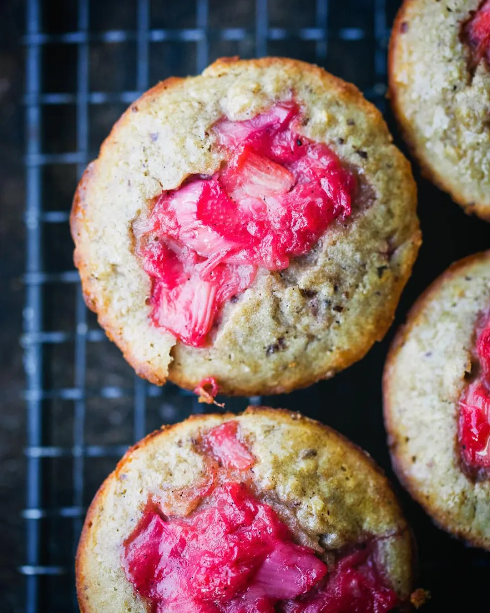 rebarborové muffiny