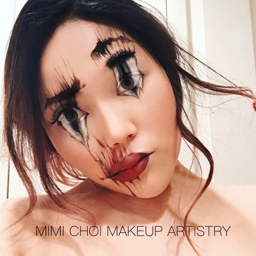 strašidelný make-up