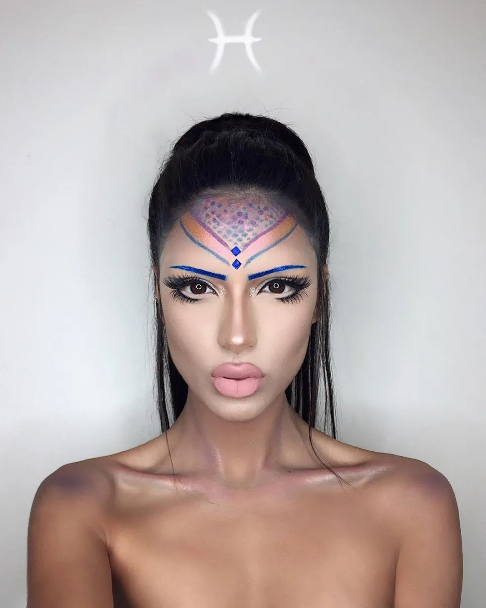umelecký make-up