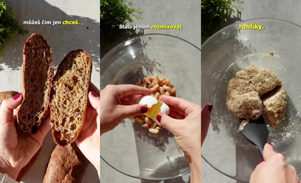 recept na domáce rožky
