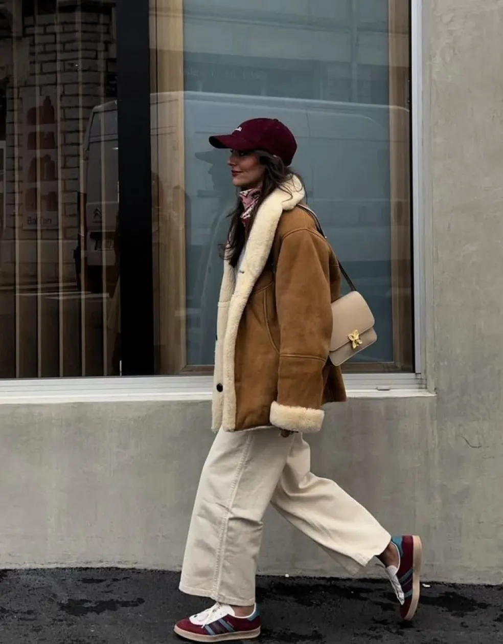 kabát shearling