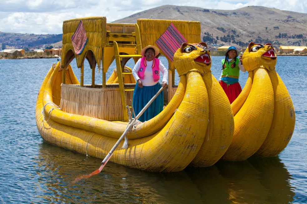Barco de Totora
