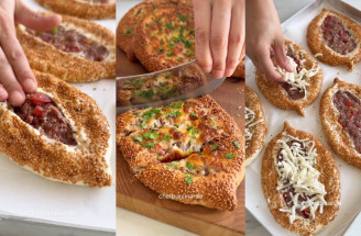Recept: Pide plnený mletým mäsom s chrumkavým sezamovým okrajom