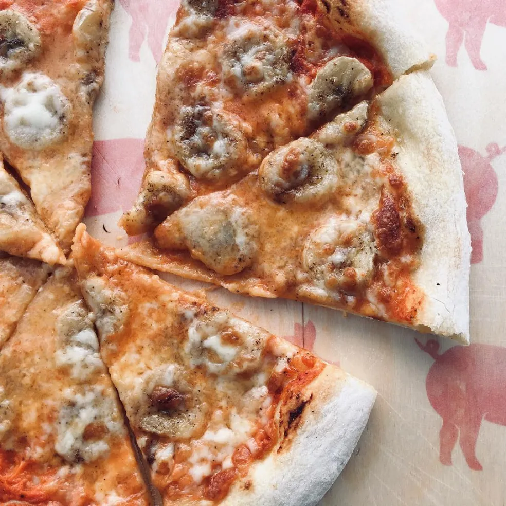 Pizza s banánom