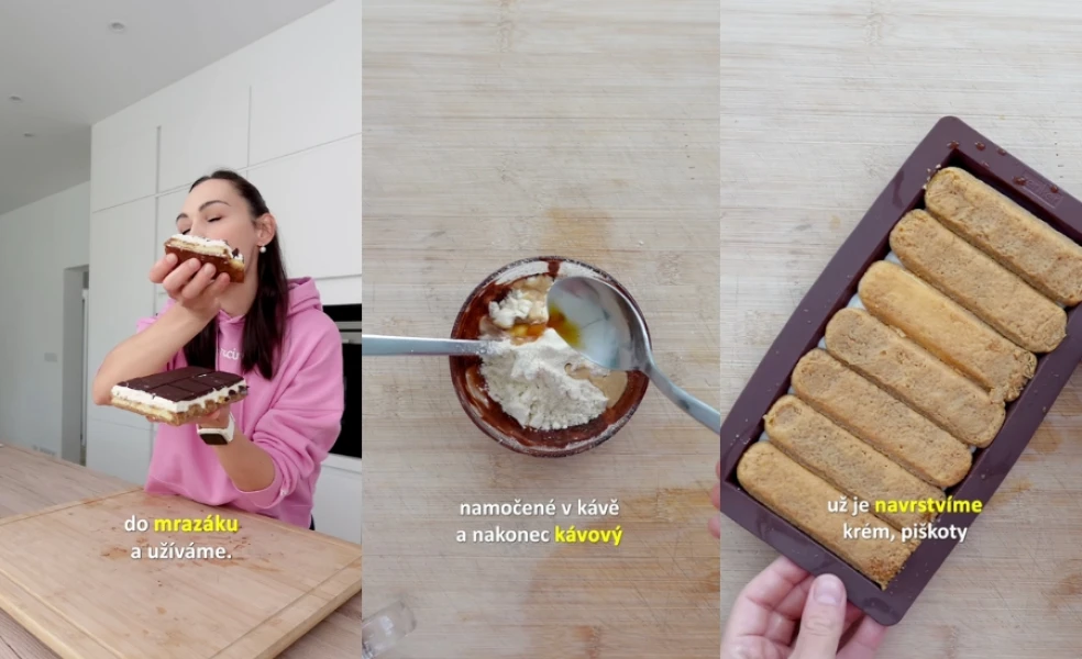 tiramisu čokoláda recept