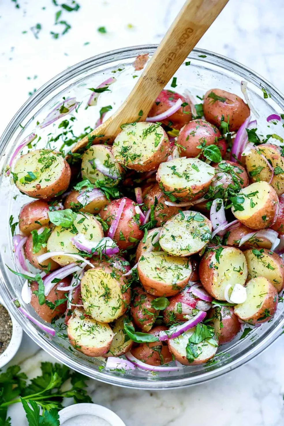 recept na zemiakový šalát