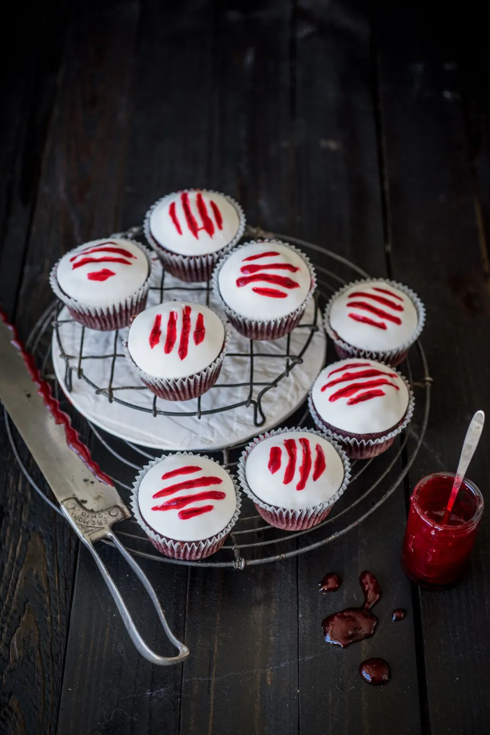 krvavé muffiny