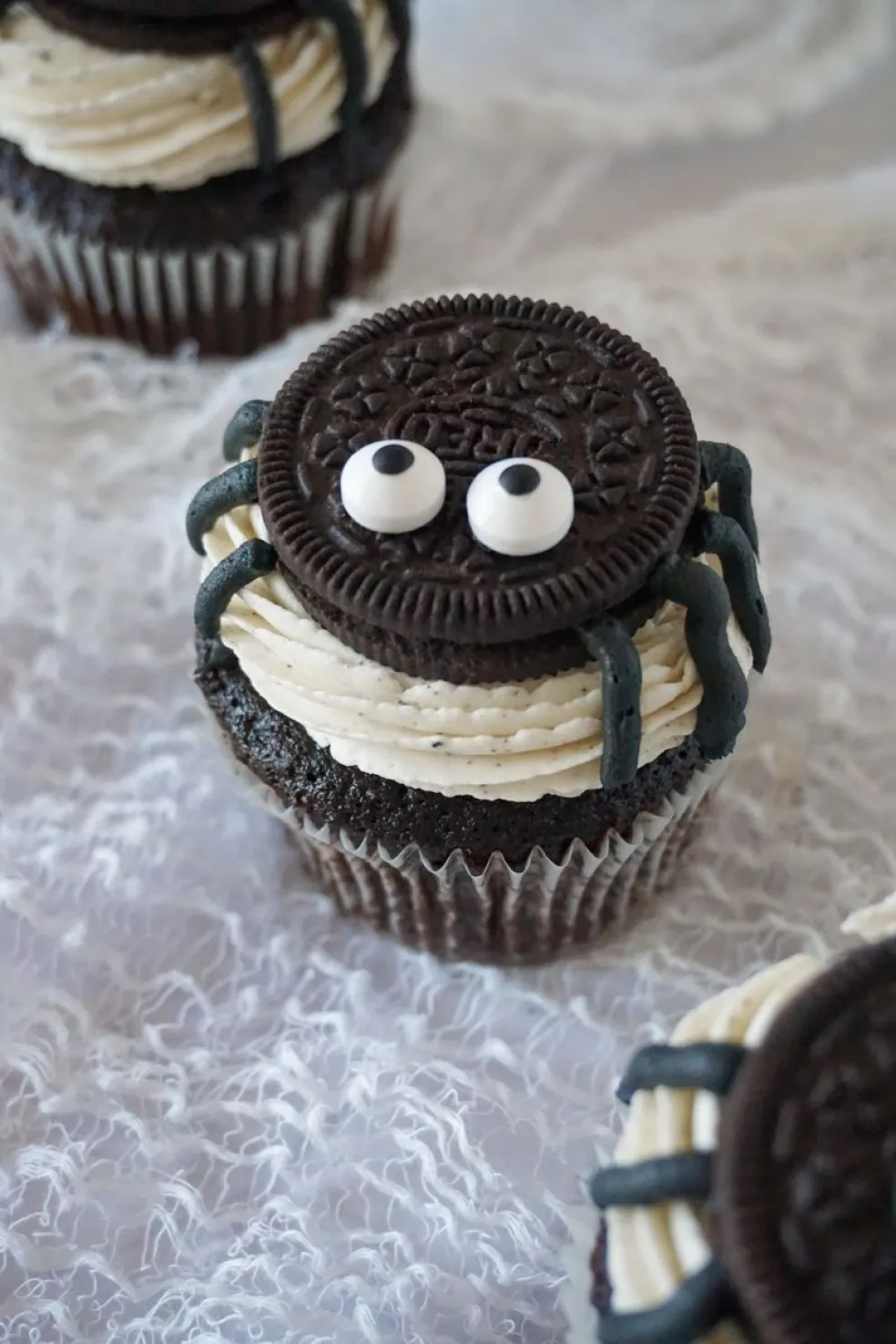 pavúčie muffiny