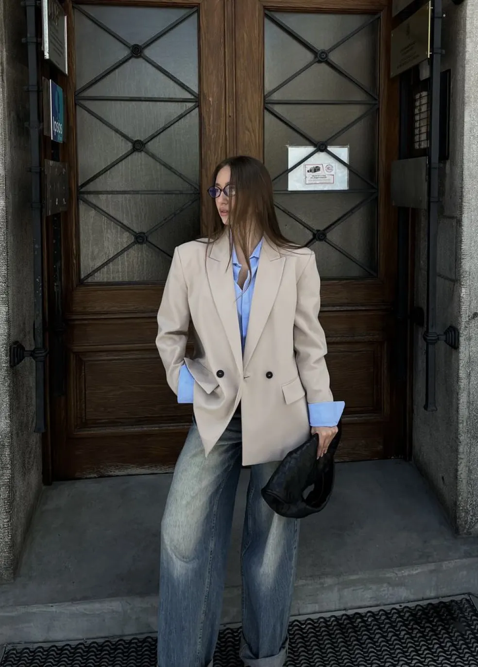 ako nosiť boyfriend blazer