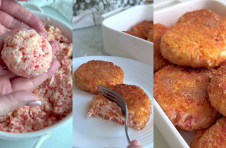 Rýchle krabie fašírky – dobrota k pečeným zemiakom, kaši aj šalátu