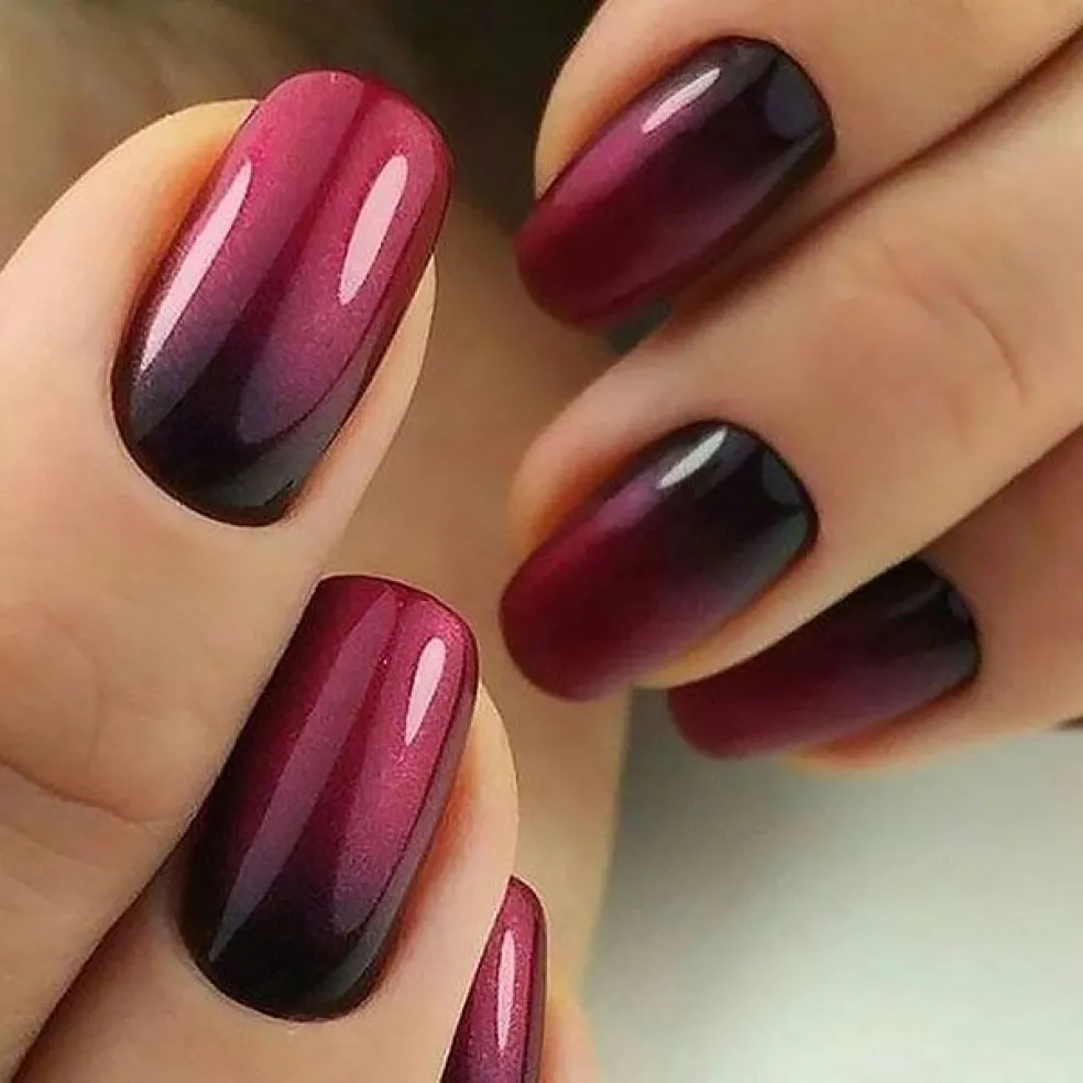 ombré manikúra