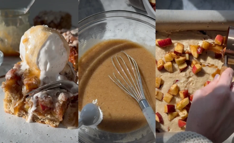 vegánsky jablkový koláč recept