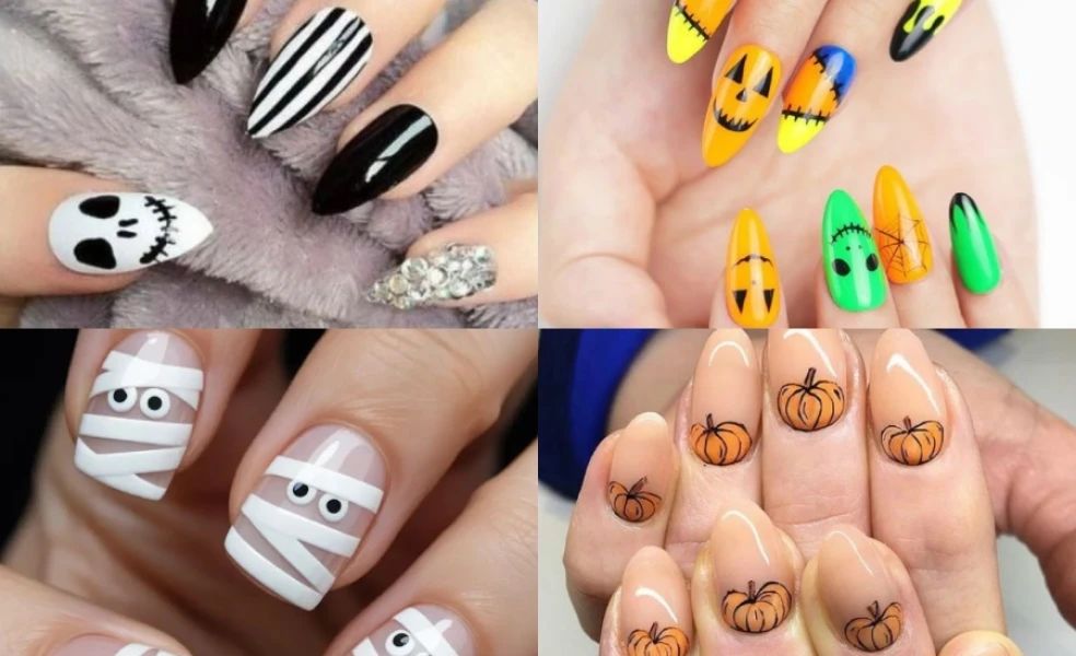 Halloweenska manikúra