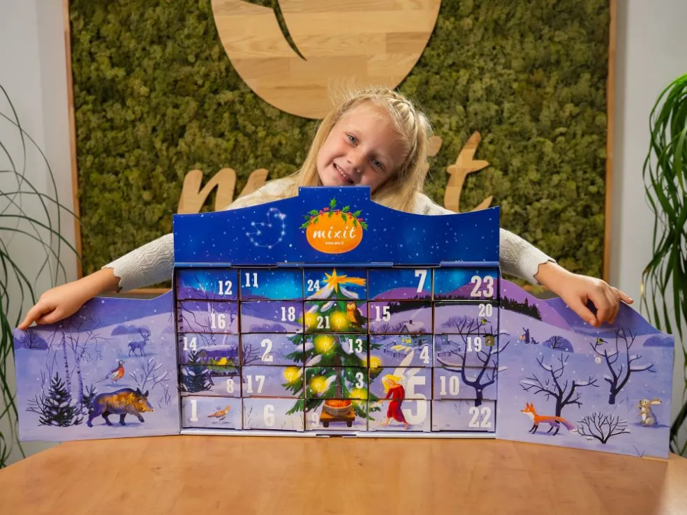 Veľký adventný kalendár Mixit 2025 – Fantastické zvieratká