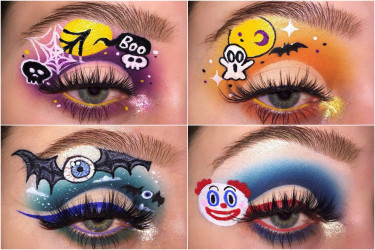 Halloweenske líčenie očí: Inšpirácie, pri ktorých onemieš od úžasu