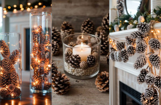 DIY dekorácie zo šišiek: Na jeseň, na Vianoce, ale aj počas celého roka