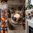 DIY dekorácie zo šišiek: Na jeseň, na Vianoce, ale aj počas celého roka