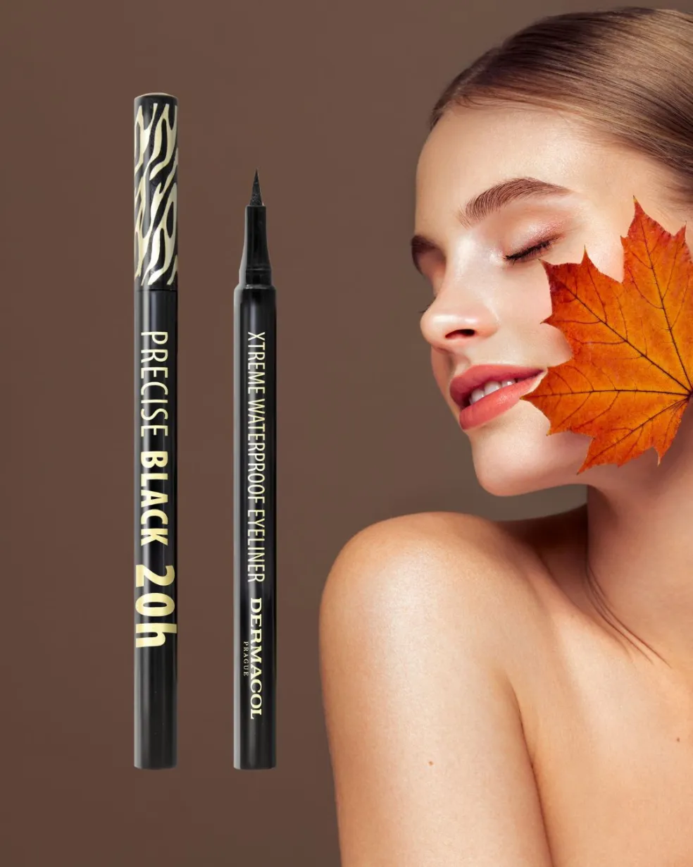 Extrémne vodoodolná linka na oči Precise Black 20H, Dermacol 