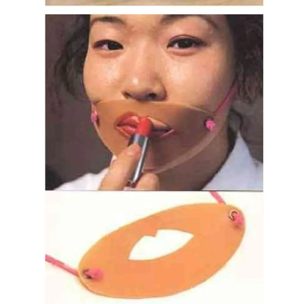 šablóna na maľovanie pier