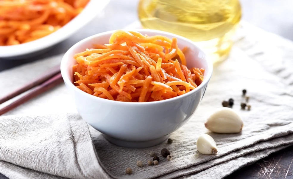Mrkvový šalát po kórejsky
