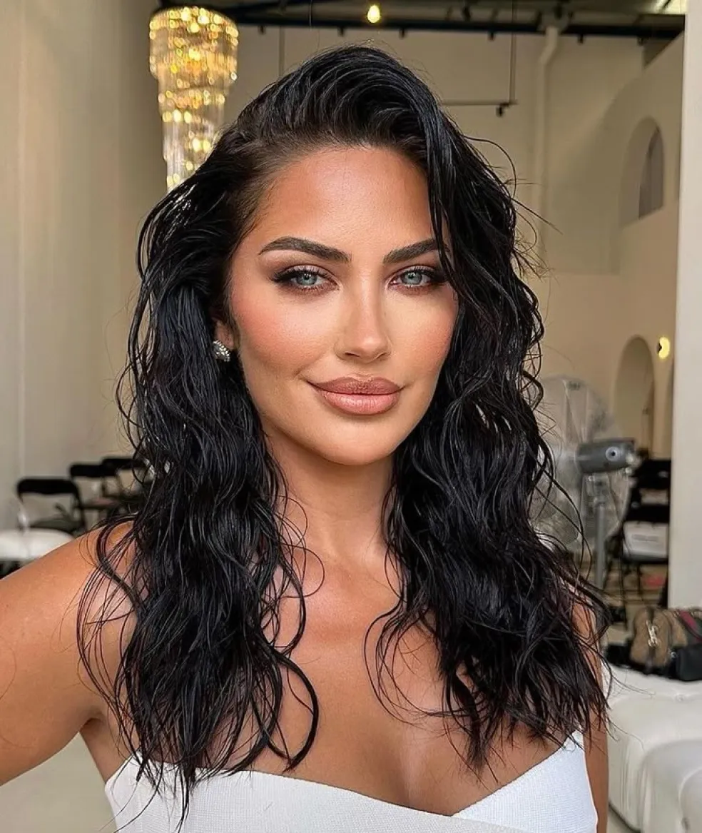 Mokrý účes na párty