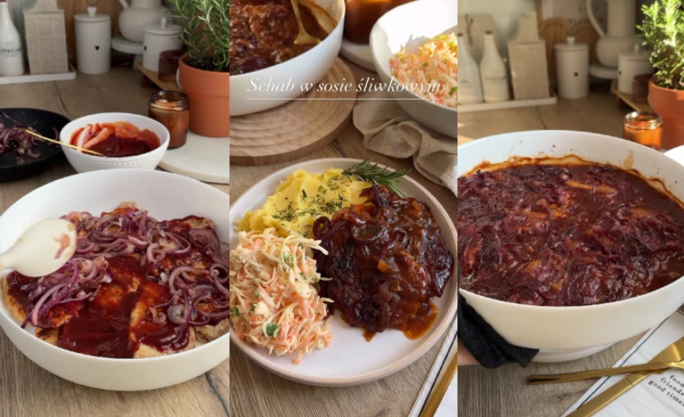 bravčové karé so slivkovou omáčkou