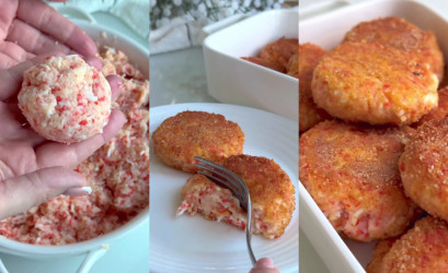 Rýchle krabie fašírky – dobrota k pečeným zemiakom, kaši aj šalátu