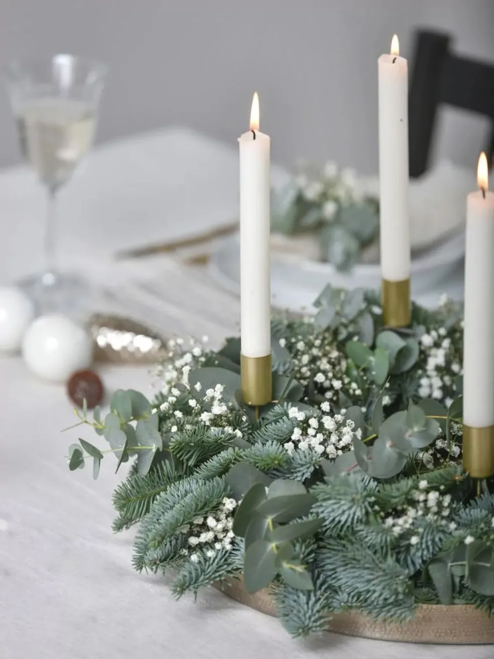 prírodné vianočné dekorácie