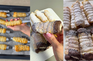 Lahodné šamrole s gaštanovým krémom podľa Kvetky Horváthovej