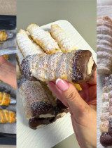 Lahodné šamrole s gaštanovým krémom podľa Kvetky Horváthovej