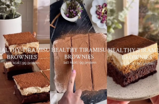 Kto povedal, že fit dezerty musia byť nudné? Zdravé tiramisu brownies si zamiluješ!